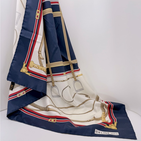Celine Paris Silk Scarf - Picture 1 of 8